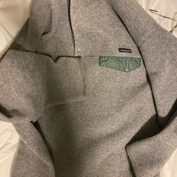 Vintage 1990s deep pile synchilla heavyweight Patagonia fleece snap t - Picture 3 of 11